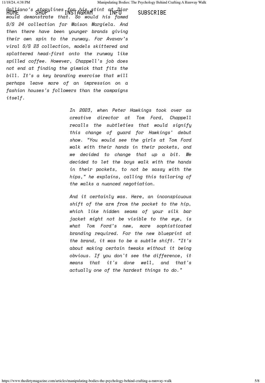 Dirty Magazine - © Ryan Chappell