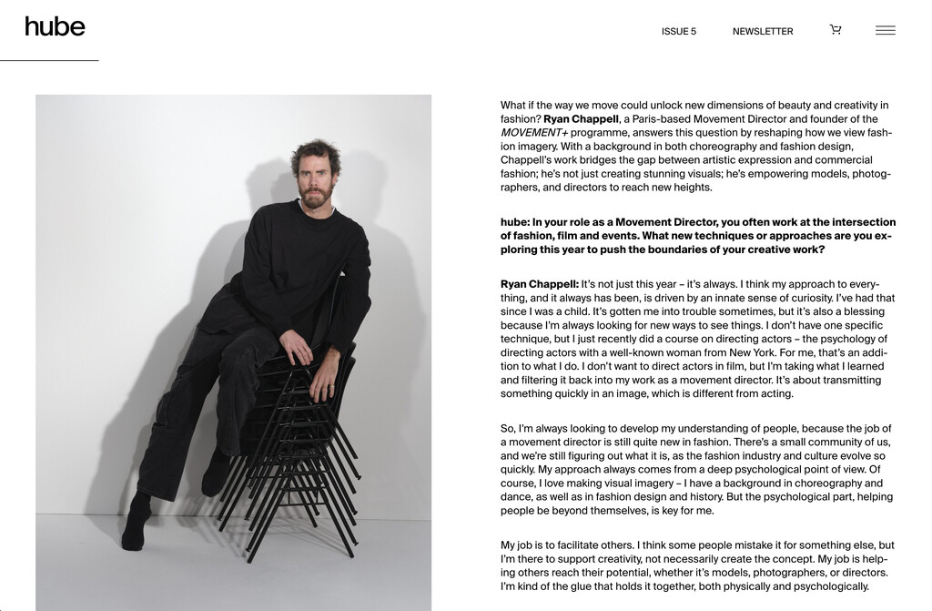 Hube Magazine - © Ryan Chappell
