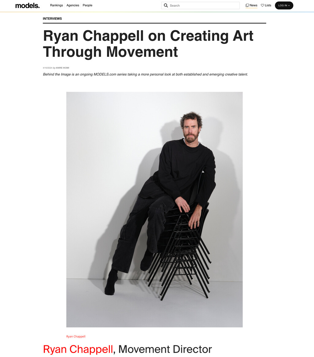 Models.com - © Ryan Chappell