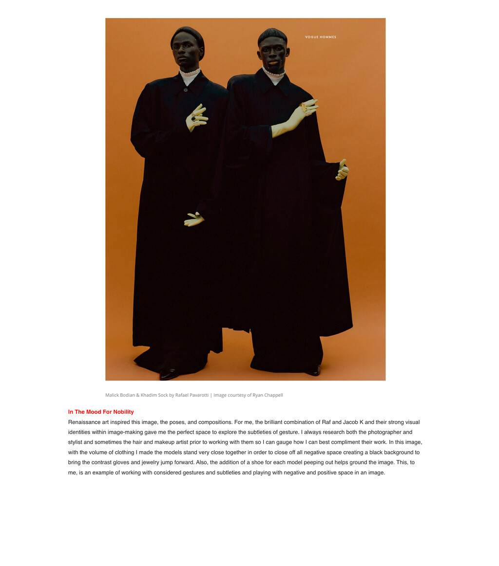 Models.com - © Ryan Chappell